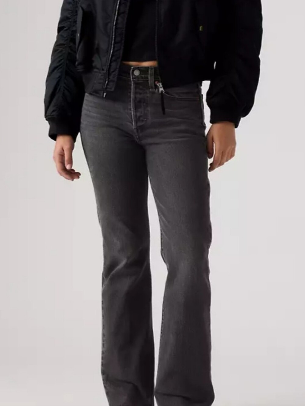 Levi's Wedgie Bootcut Jeans Black Size 31